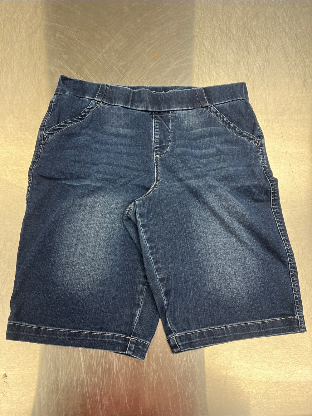 Jag Jeans Dark Blue Denim Bermuda Shorts Women’s 14